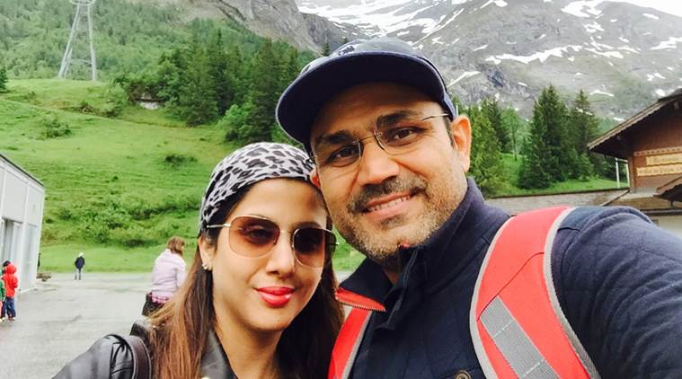 virender sehwag, sehwag twitter, virender sehwag wife