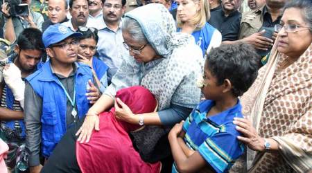 Bangladesh PM Sheikh Hasina visits Rohingya refugees, assures help