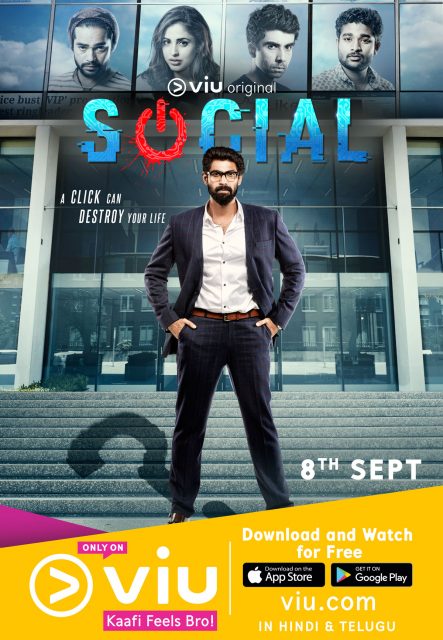 Rana Daggubati Social, First look poster of Rana Daggubati’s Social, Rana Daggubati, Rana Daggubati news, Rana Daggubati web series Social, web series Social
