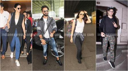 Celeb spotting: Deepika Padukone, Shahid Kapoor, Shraddha Kapoor and Siddharth Malhotra on the move
