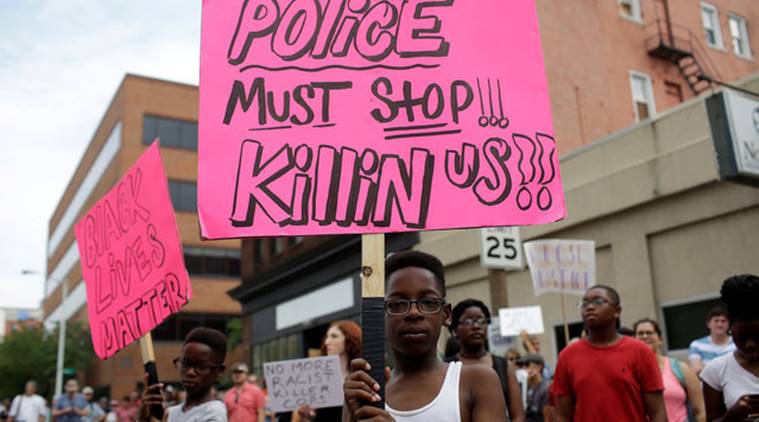 St Louis, St Louis protest, Black Lives Matter, White policeman acquitted, Anthony Lamar Smith, World news, Indian Express