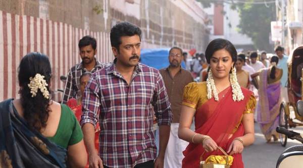 Suriya images, Keerthy Suresh images, Thaana Serndha Koottam images