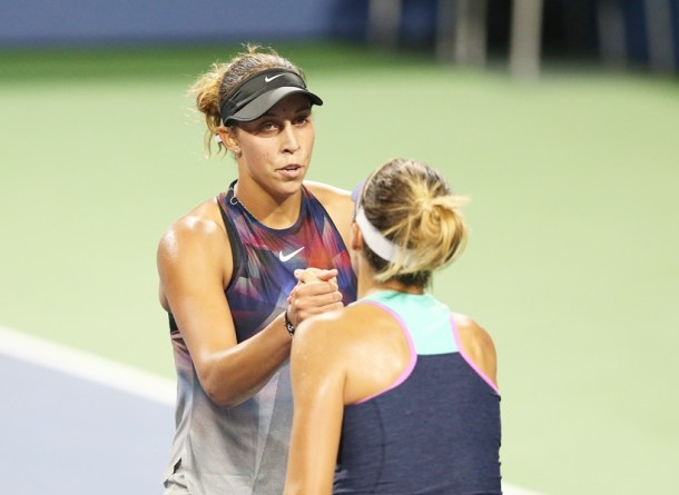 US Open semifinal, US Open 2017, Madison Keys, Coco Vandeweghe, Kaia Kanepi, Elina Svitolina, Elina Vesnina, tennis, indian express