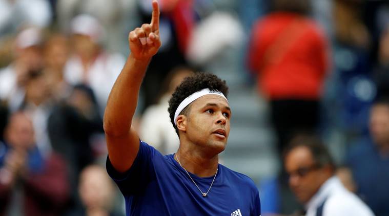 Jo-Wilfried Tsonga, France, Serbia, Davis Cu,p, sports news, tennis, Indian Express