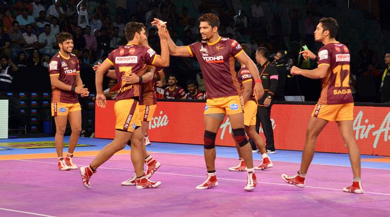 Pro Kabaddi, UP Yoddha, Telugu Titans, Dabang Delhi, Jaipur Pink Panthers, UP vs Delhi, Telugu vs Jaipur, Kabaddi news, India Express
