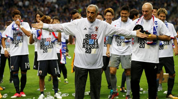 World Cup qualifiers, Japan vs Saudi Arabia, sports news, football, Indian Express