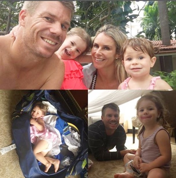David Warner, David Warner wife, David Warner family, India vs Australia, Candice Warner, Australia tour of India, cricket news, indian express
