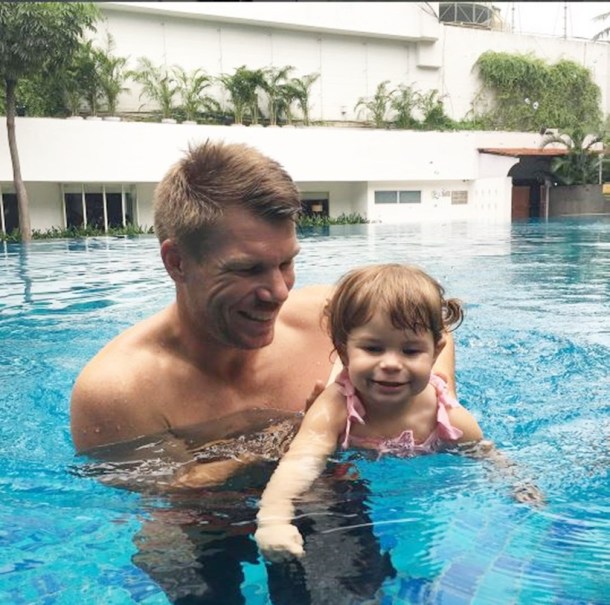 David Warner, David Warner wife, David Warner family, India vs Australia, Candice Warner, Australia tour of India, cricket news, indian express