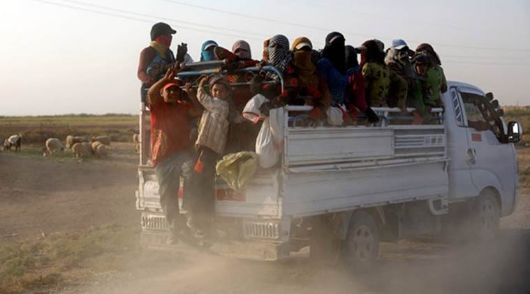 Syria, Syria war, displacement, refugee crisis, Coalition, Bashar al asad, Syria conflict,k coalition air strikes, ISIS, IS, Islamic State, World News, Indian Express