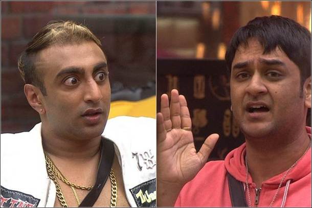 vikas gupta fights bigg boss, bigg boss 11 fights, vikas akash fight, vikas manliness, vikas gupta images, akash dadlani images