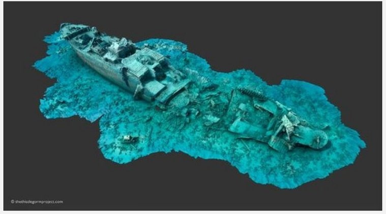 Virtual reality, Second World War, shipwreck VR, University of Nottingham, SS Thistlegorm, Gulf of Suez, British ship, German bombers, Alexandria, photo-realistic detail, Thistlegorm wreck, photogrammetric software, photgrammetric survey, 