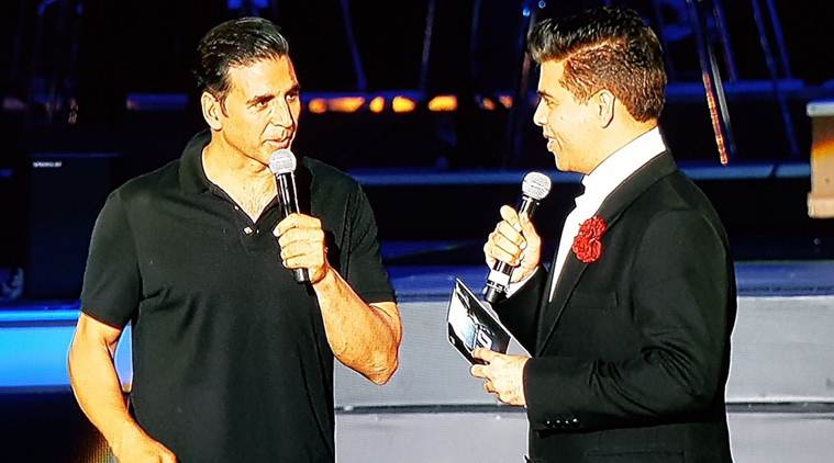 akshay kumar, 2.0 audio launch, karan johar