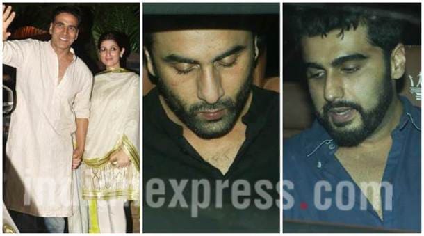Akshay Kumar, Twinkle Khanna, Ranbir kapoor, Arjun Kapoor, diwali, diwali 2017, diwali party, Akshay Kumar Twinkle Khanna photos