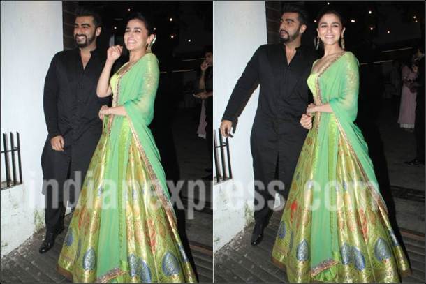 alia bhatt arjun kapoor, arjun kapoor alia bhatt, aamir khan diwali party, alia bhatt images, alia bhatt cute images