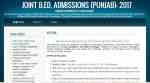 Panjab University BEd entrance exam 2017 results declared at pbbedadmissions.puchd.ac.in