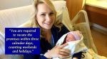 Pregnant woman gives EVICTION NOTICE to unborn baby to ‘vacate premises’; daughter complies