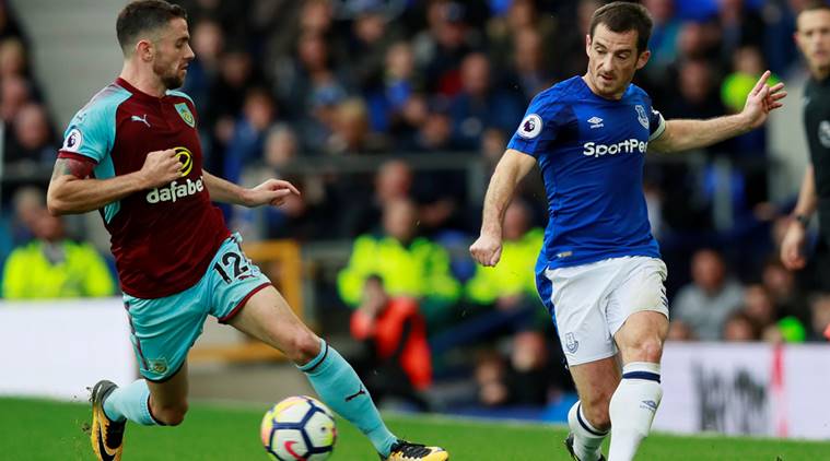 Leighton Baines, Everton vs Brighton and Hove Albion, Premier League, Merseyside club