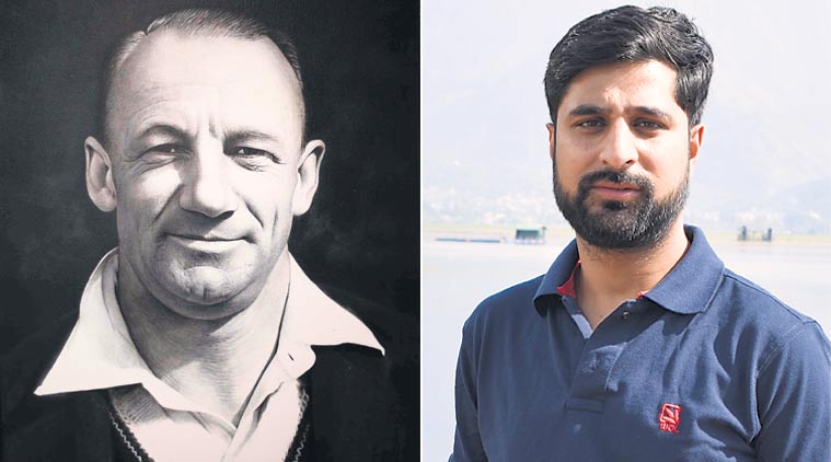Jammu & Kashmir, Jammu & Kashmir Police, police constable Ishfaq Ali, Ishfaq Ali artist, Ishfaq Ali sketching, J&K government, Indian express