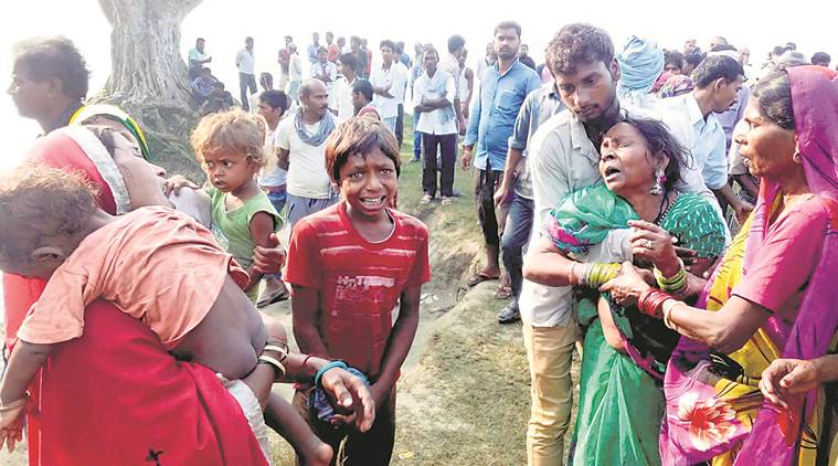 Boat Capsizes, Saryu Rivers,three drown, UP Boat capsizes, UP Accident, Lucknow, India News, Indian Express 