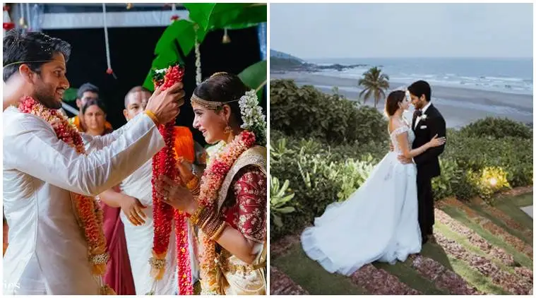 Image result for naga chaitanya and samantha wedding
