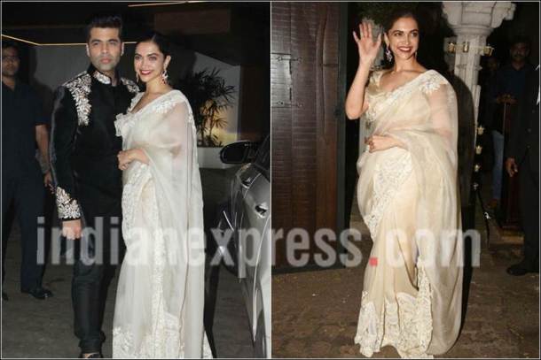 deepika padukone, deepika padukone karan johar, deepika padukone images, deepika karan aamir khan party, karan johar images