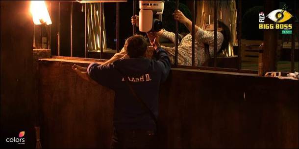 shilpa shinde breaks jail, shilpa shinde jail images, shilpa shinde bigg boss images