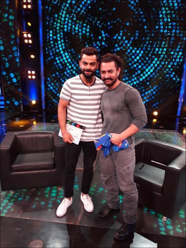 aamir virat, virat aamir, aamir virat diwali special, aamir khan images, viratkohli images 