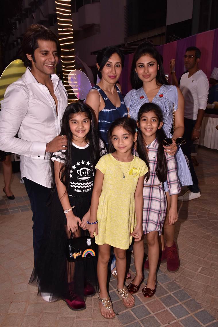 Karanvir Bohra, Teejay Sidhu, Karanvir Bohra daughter's birthday, Karanvir Bohra twins, Karanvir Bohra daughters first bithday photos, Karanvir Bohra news, Bella, Vienna, Bella Vienna first birthday, Teejay Sidhu daughters