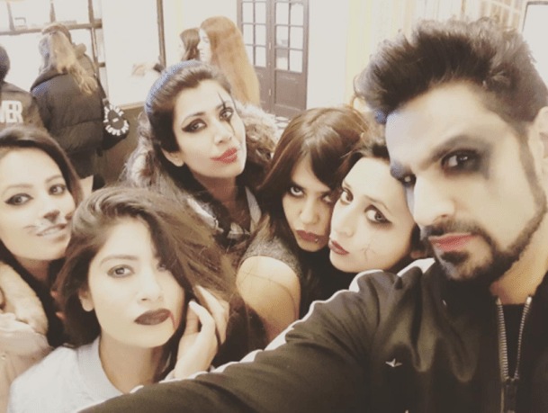 Halloween party, Yeh Hai Mohabbatein, Yeh Hai Mohabbatein halloween party, Ekta Kapoor, Ekta Kapoor Halloween party, Halloween, Hallowan, Yeh Hai Mohabbatein team, Yeh Hai Mohabbatein Budapest, Divyanka Tripathi, Anita Hassanandani, Karan Patel, Vivek Dahiya