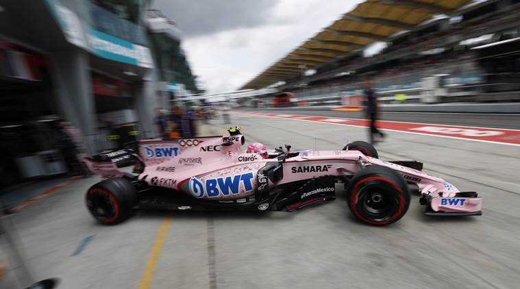 Sergio Perez, Esteban Ocon, force india, Malaysian Grand Prix, malaysian gp, sports news, indian express