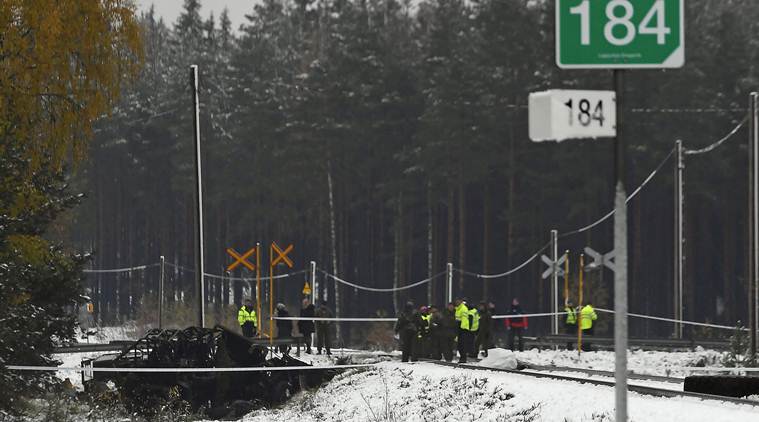 Finland, train crash, Finland train crash, Finland accident, Finland train accident, world news, indian express news