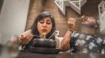 This pre-wedding shoot is ALL about the FOOD! (Oh, there is an adorable couple too)