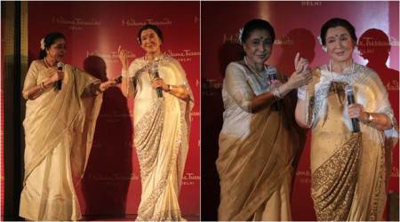 Asha Bhosle’s wax statue unveiled at Madame Tussauds Delhi