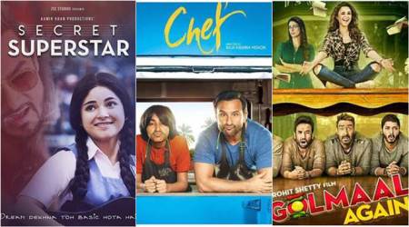 Secret Superstar, Golmaal Again and Chef: Bollywood to serve up a potpourri of films in October