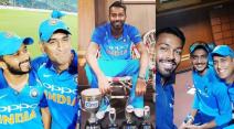 India vs Australia, Australia tour of India 2017, MS Dhoni, Hardik Pandya, Virat Kohli, sports gallery, cricket gallery, Indian Express