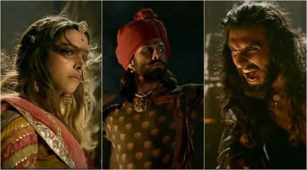 padmavati, ranveer singh, deepika padukone, shahid kapoor, padmavati trailer