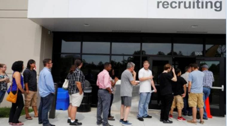 hurricane harvey, hurricane harvey jobs, hurricane harvey affected, hurricane harvey employment, US job growth hurricane, US employment post hurricane, indian express news