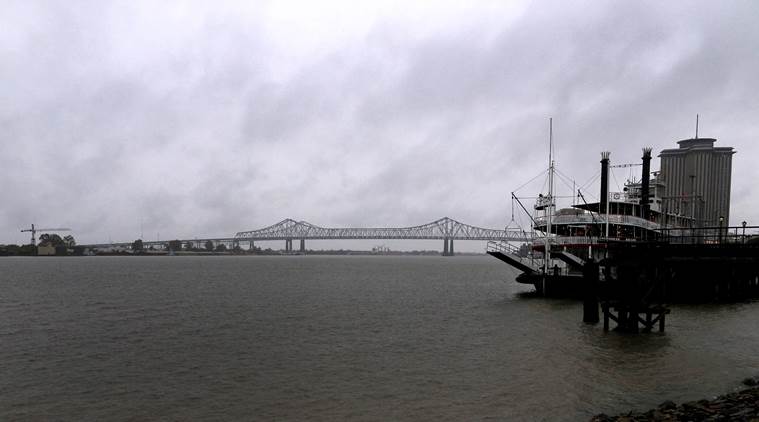 hurricane nate, nate landfall, eye of the storm, national hurricane centre us, mississippi coast, indian express