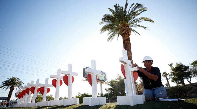 Las Vegas, Las Vegas shooting, Las Vegas victims, Las Vegas massacre, Illinois, Illinois white crosses, Las Vegas mass shootings
