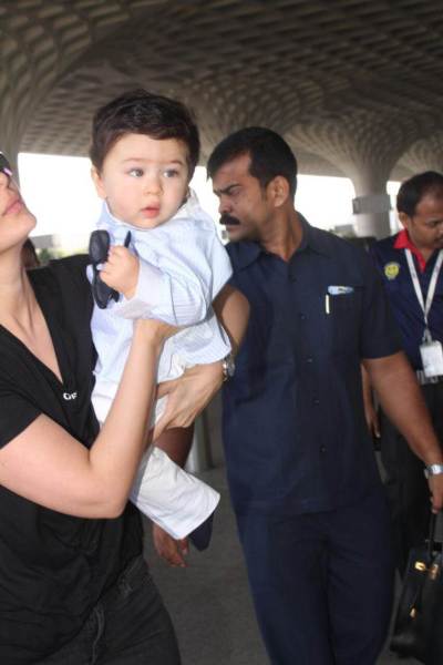 taimur ali khan, tamiur, kareena kapoor, kareena kapoor khan, taimur airport