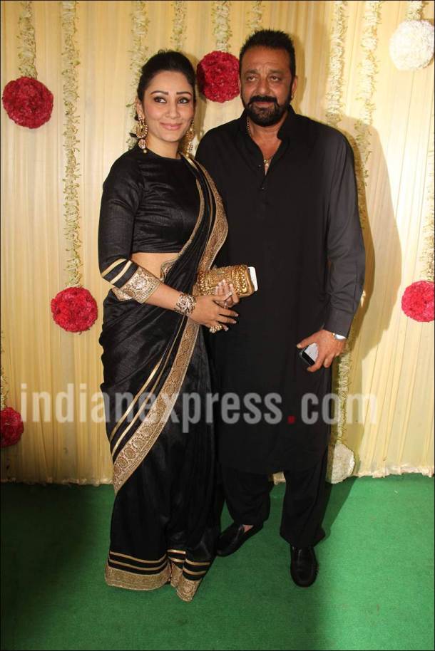 sanjay dutt, maanyata, sanjay dutt diwali celebrations, sanjay maanyata images, maanyata sanjay dutt photos, ekta kapoor diwalo images