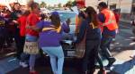 Man drives car into immigration rally in California, arrested
