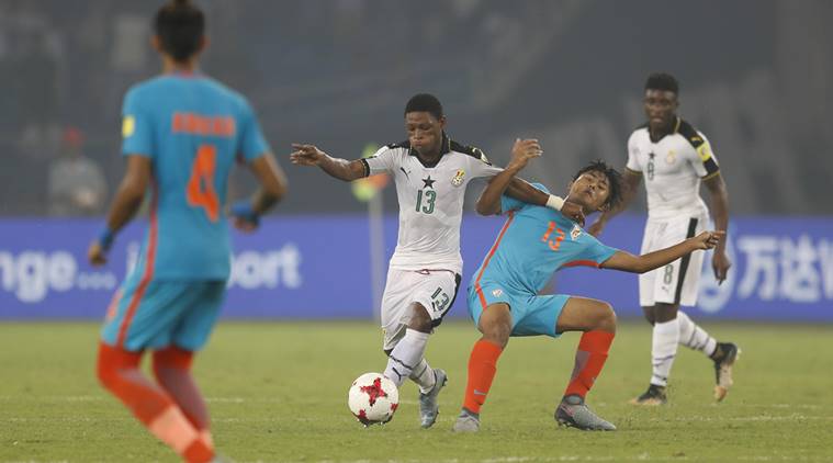 india vs ghana, india u-17, ghana u-17, fifa u-17 world cup, u-17 world cup, jawaharlal nehru stadium, football, sports news, indian express