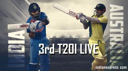 India Vs Australia, Live Cricket Score & Updates, 3rd T20