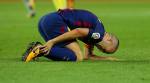 Andres Iniesta out of Barcelona match at Athletic Bilbao