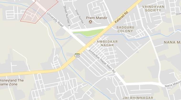Vijay Rupani, Vijay rupani posters torn, Sardar patel group, SPG rally rajkot