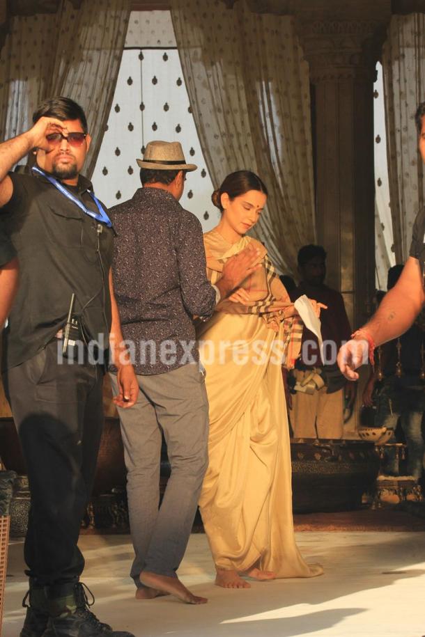 Kangana Ranaut, Manikarnika queen of Jhansi, Manikarnika queen of jhansi sets, manikarnika film, kangana ranaut images ,