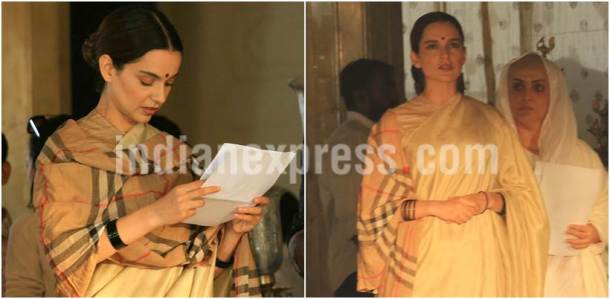 Kangana Ranaut, Manikarnika queen of Jhansi, Manikarnika queen of jhansi sets, manikarnika film, kangana ranaut images ,
