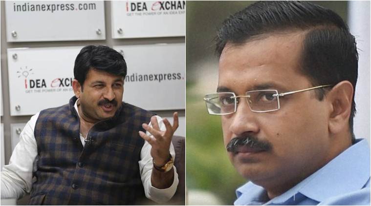 Arvind Kejriwal, Manoj Tiwari, Kejriwal Manoj Tiwari, AAP, Aam Aadmi Party, BJP, BJP Delhi, delhi government