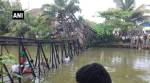 Woman dies, 30 injured as foot overbridge collapses in Kerala